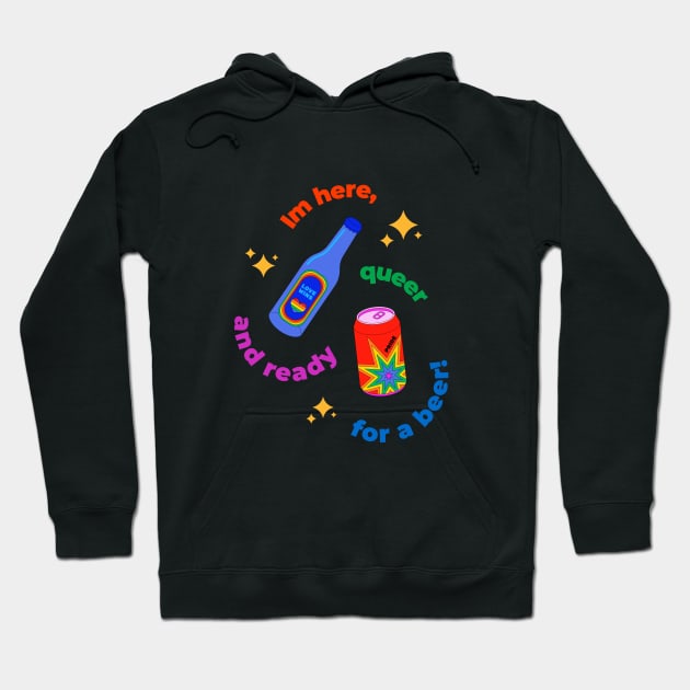 FUNNY QUEER DESIGN Hoodie by ScritchDesigns